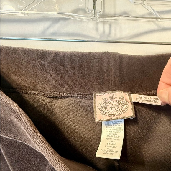 Juicy Couture Brown Zip-Up Jacket and Pant Set - Picture 4 of 7